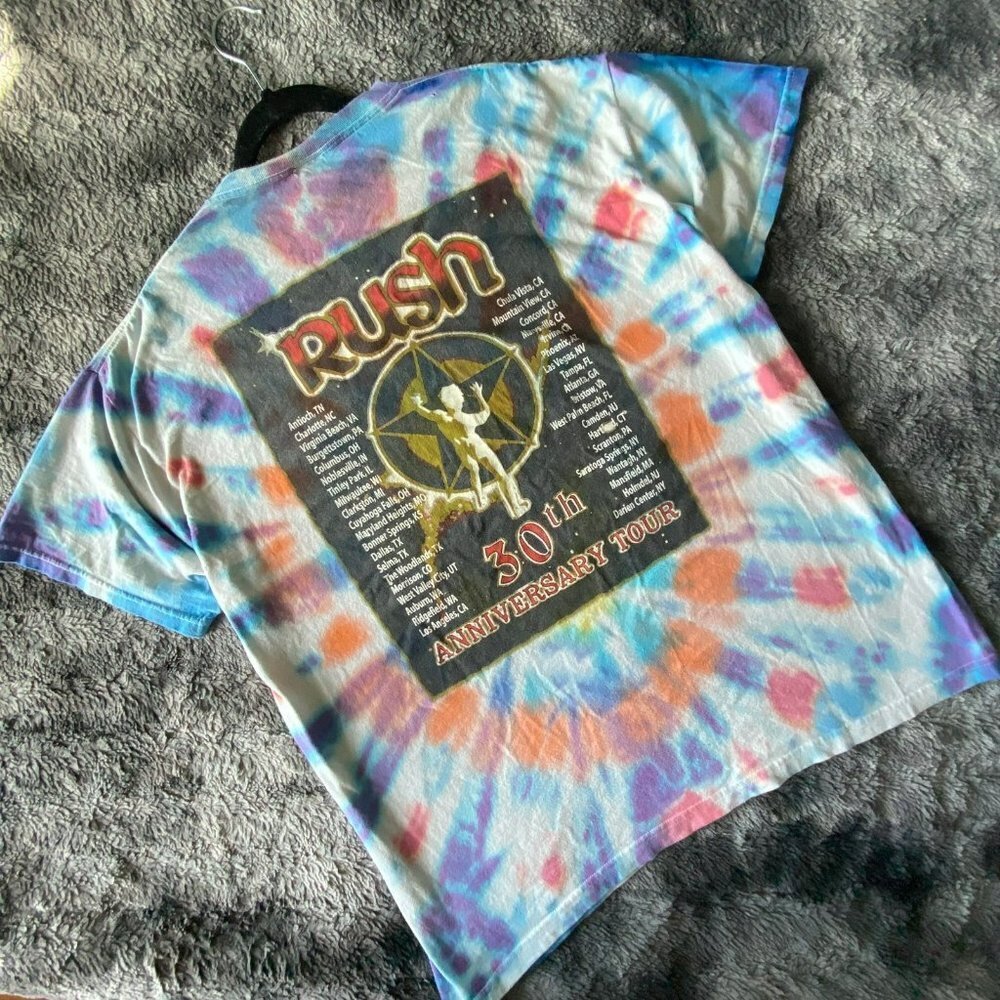 Rush 30th Anniversary Tie Dye Tour Tee - Picture 2 of 12
